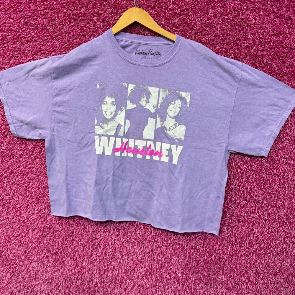 Whitney Houston Self Titled Album 1987 crop top size XL